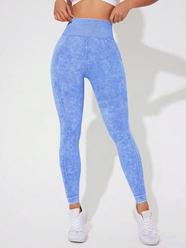 Frosted High Waist Peach Leggings