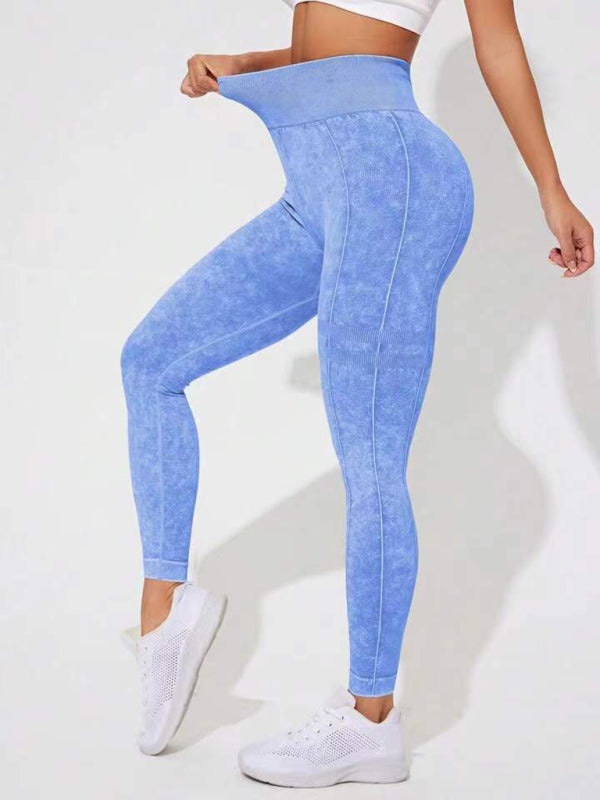 Frosted High Waist Peach Leggings