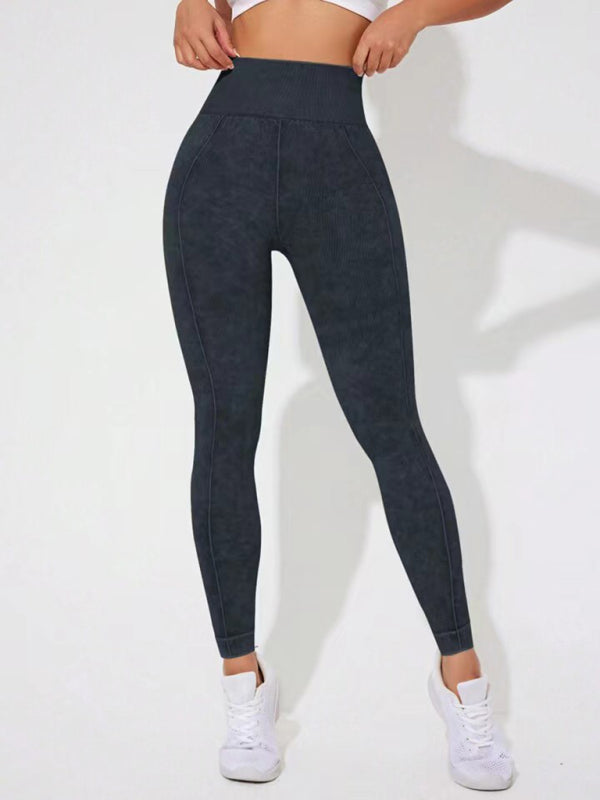 Frosted High Waist Peach Leggings
